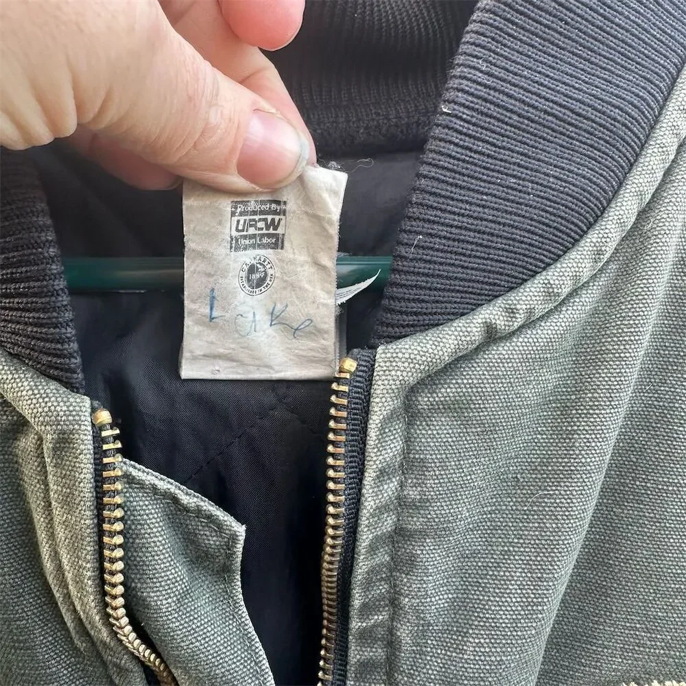 Carhartt Men's Vintage Canvas Quilted Work Vest Size 2X - Picture 4 of 6